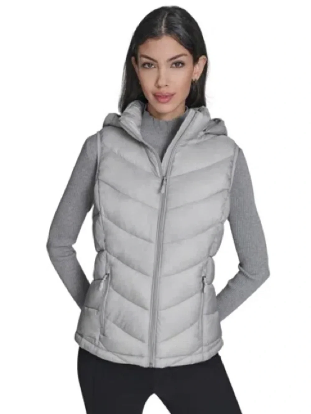 Charter Club Packable Hooded Puffer Vest Small NWT